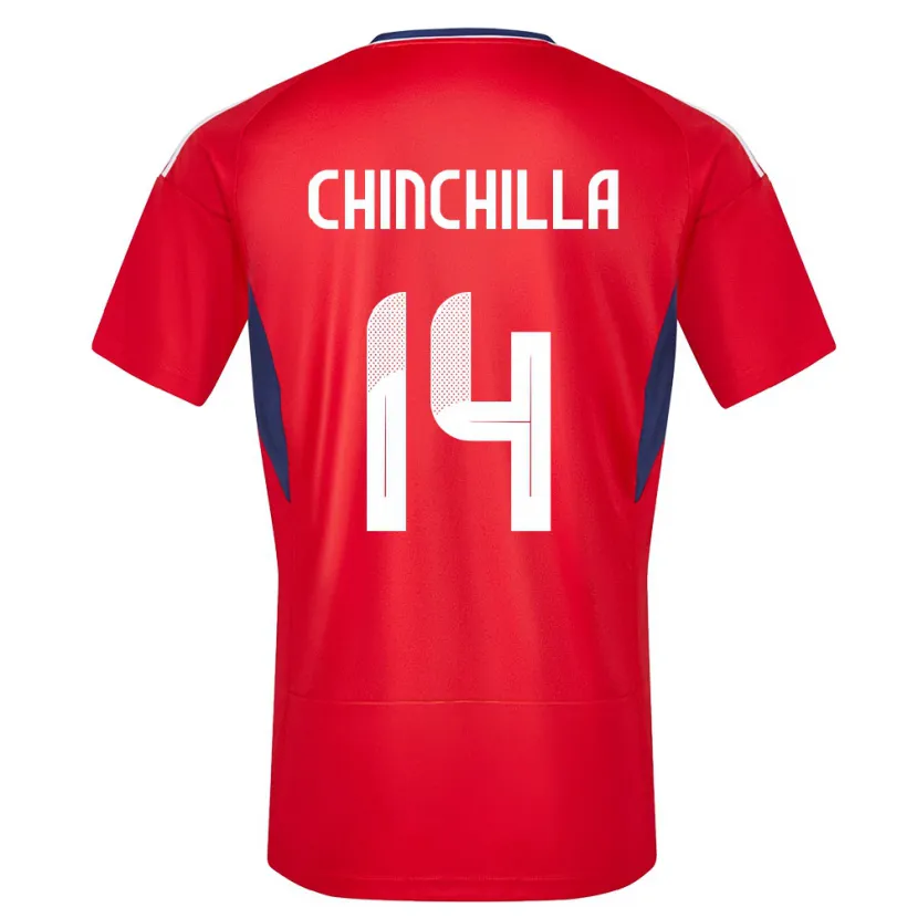 Danxen Män Costa Rica Priscila Chinchilla #14 Röd Hemmatröja Matchtröjor 24-26 Tröjor T-Tröja