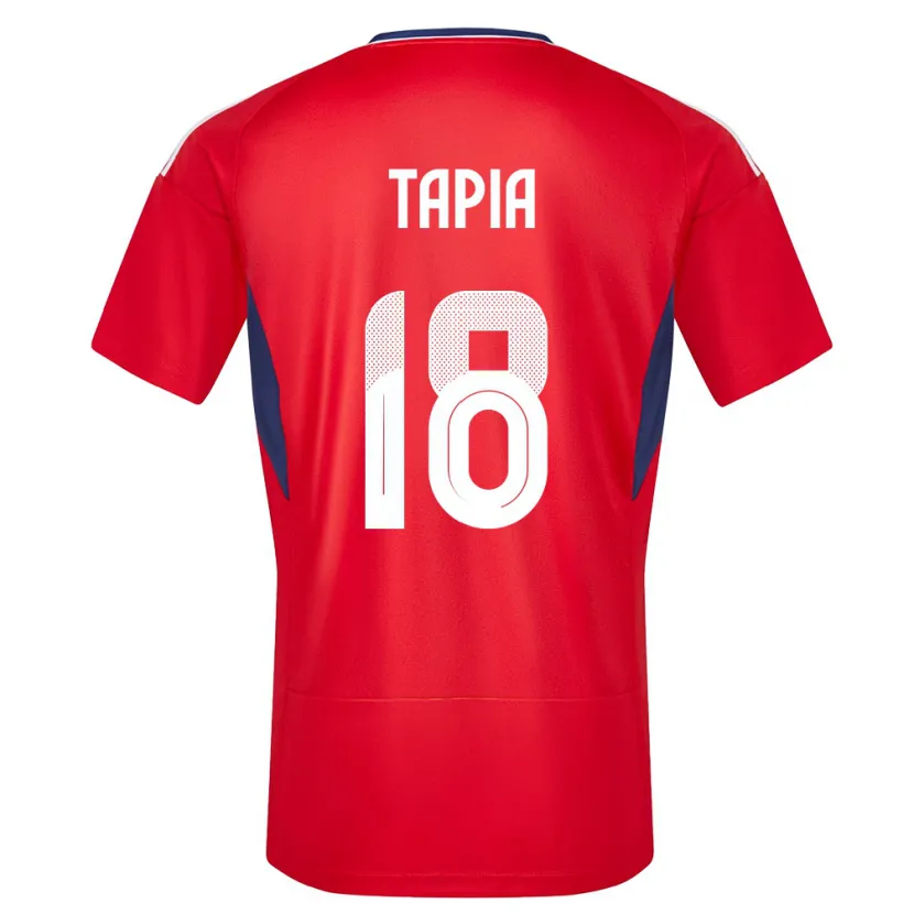 Danxen Män Costa Rica Priscilla Tapia #18 Röd Hemmatröja Matchtröjor 24-26 Tröjor T-Tröja