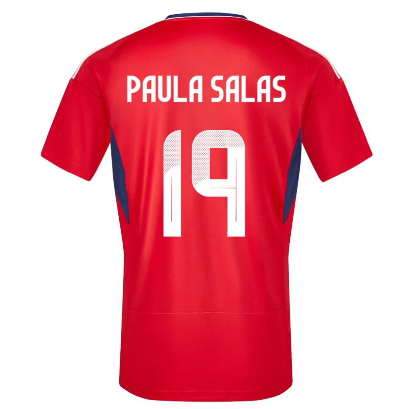 Danxen Män Costa Rica Maria Paula Salas #19 Röd Hemmatröja Matchtröjor 24-26 Tröjor T-Tröja