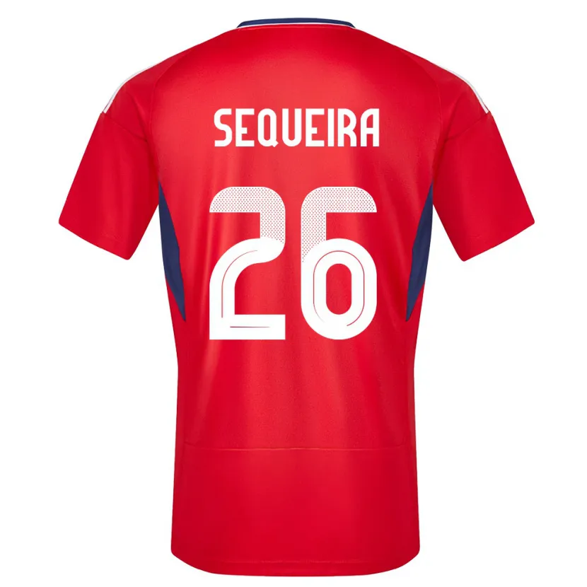 Danxen Män Costa Rica Douglas Sequeira #26 Röd Hemmatröja Matchtröjor 24-26 Tröjor T-Tröja