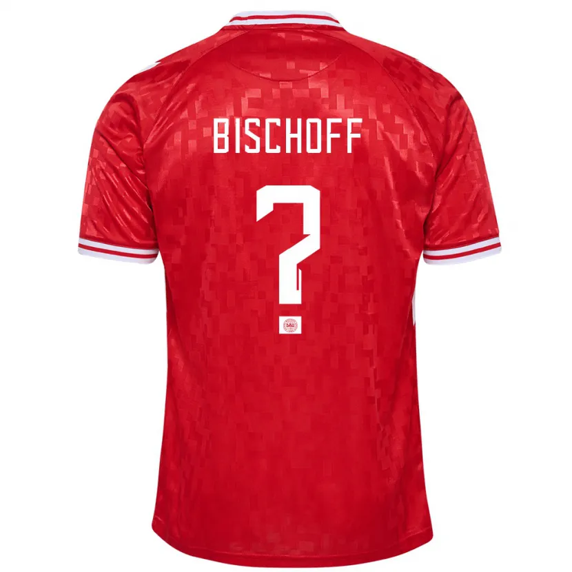 Danxen Män Danmark Clement Bischoff #0 Röd Hemmatröja Matchtröjor 24-26 Tröjor T-Tröja