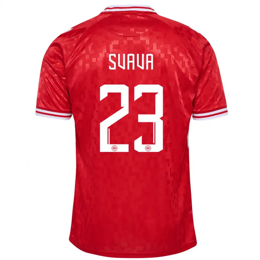 Danxen Män Danmark Sofie Svava #23 Röd Hemmatröja Matchtröjor 24-26 Tröjor T-Tröja