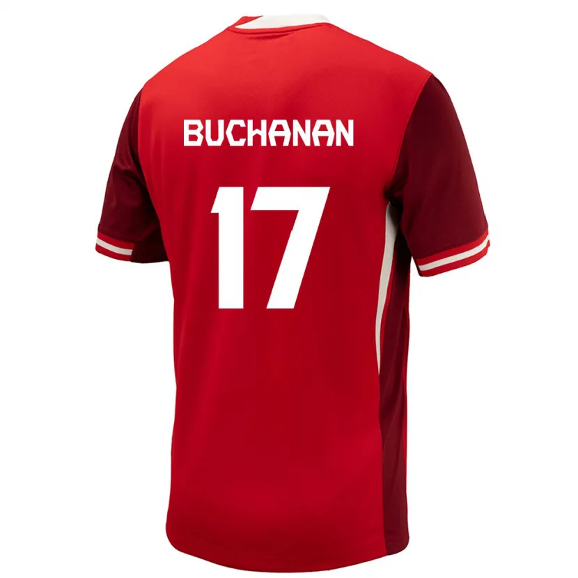 Danxen Män Kanada Tajon Buchanan #17 Röd Hemmatröja Matchtröjor 24-26 Tröjor T-Tröja