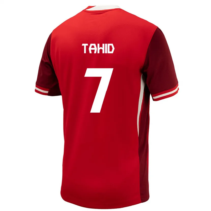 Danxen Män Kanada Taryck Tahid #7 Röd Hemmatröja Matchtröjor 24-26 Tröjor T-Tröja