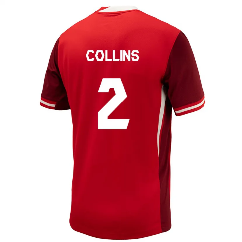 Danxen Män Kanada Sydney Collins #2 Röd Hemmatröja Matchtröjor 24-26 Tröjor T-Tröja