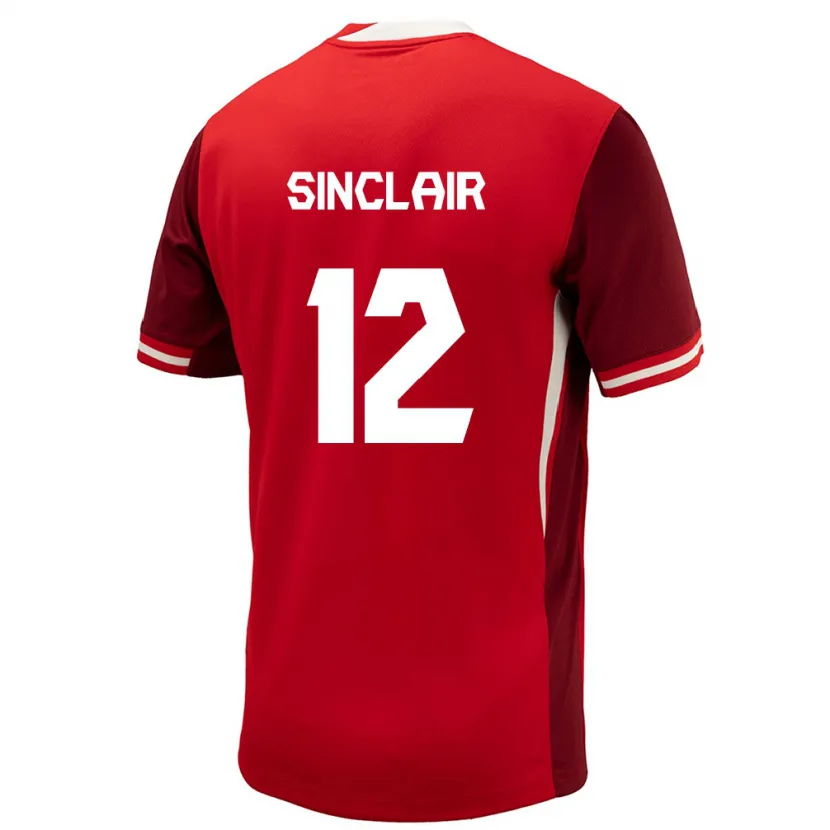 Danxen Män Kanada Christine Sinclair #12 Röd Hemmatröja Matchtröjor 24-26 Tröjor T-Tröja
