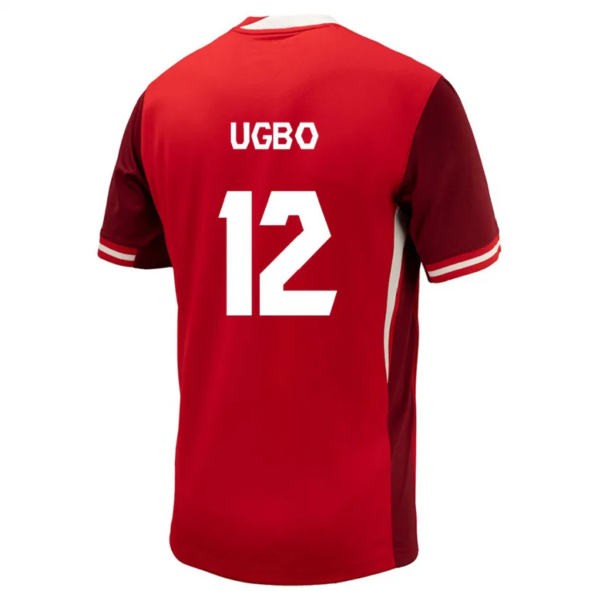 Danxen Män Kanada Iké Ugbo #12 Röd Hemmatröja Matchtröjor 24-26 Tröjor T-Tröja