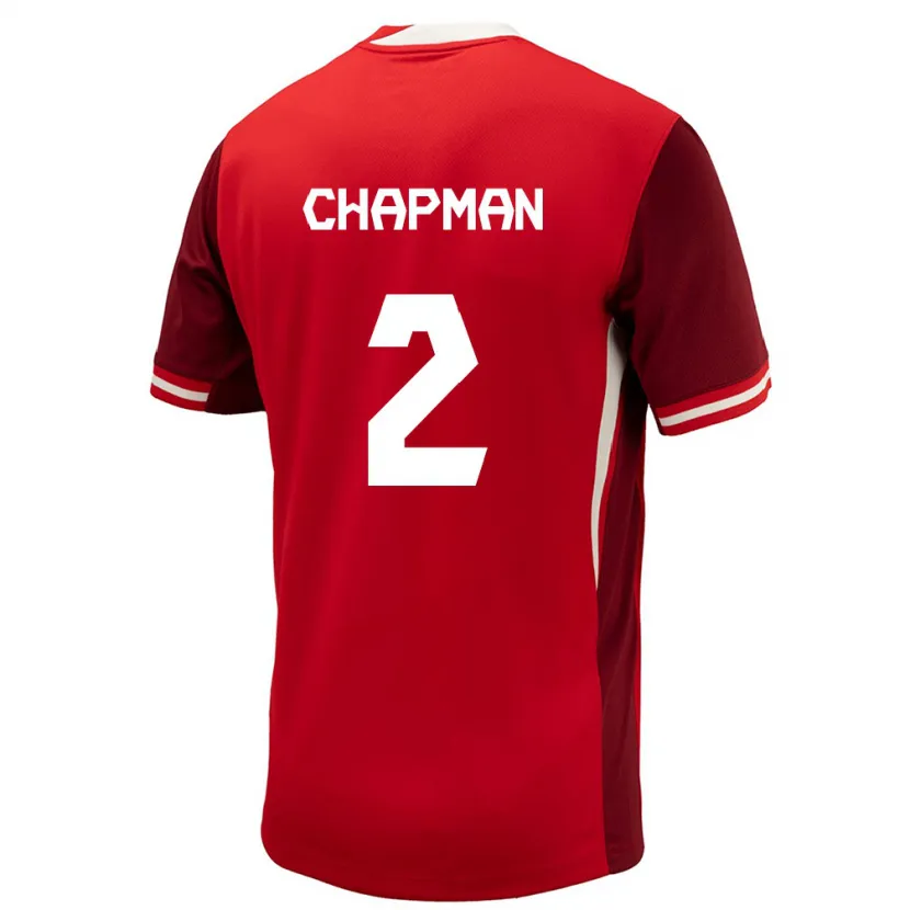 Danxen Män Kanada Allysha Chapman #2 Röd Hemmatröja Matchtröjor 24-26 Tröjor T-Tröja