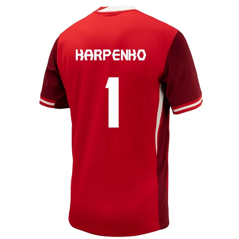 Danxen Män Kanada Anna Karpenko #1 Röd Hemmatröja Matchtröjor 24-26 Tröjor T-Tröja