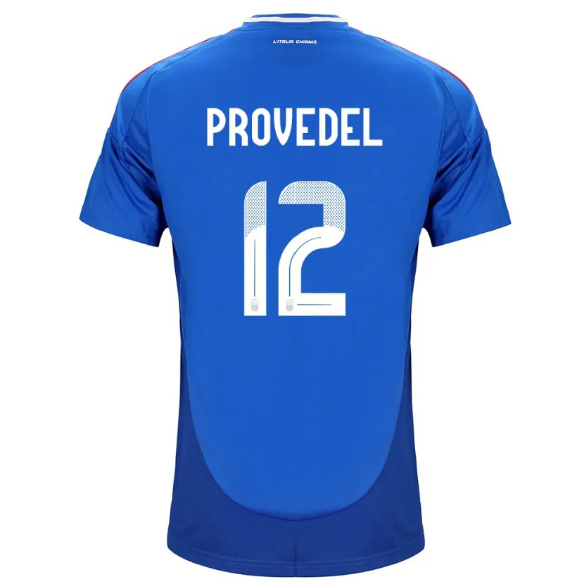 Danxen Män Italien Ivan Provedel #12 Blå Hemmatröja Matchtröjor 24-26 Tröjor T-Tröja