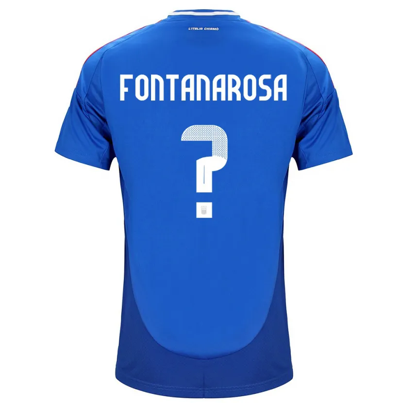 Danxen Män Italien Alessandro Fontanarosa #0 Blå Hemmatröja Matchtröjor 24-26 Tröjor T-Tröja