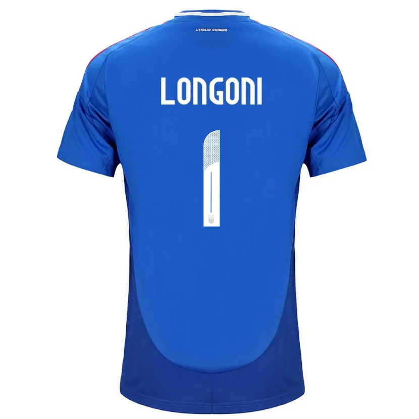 Danxen Män Italien Alessandro Longoni #1 Blå Hemmatröja Matchtröjor 24-26 Tröjor T-Tröja