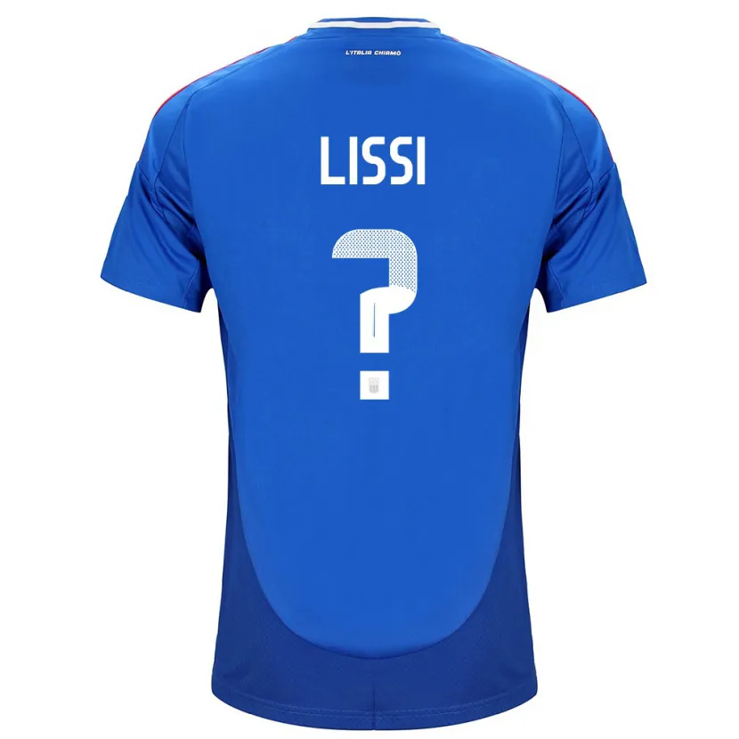Danxen Män Italien Thomas Lissi #0 Blå Hemmatröja Matchtröjor 24-26 Tröjor T-Tröja