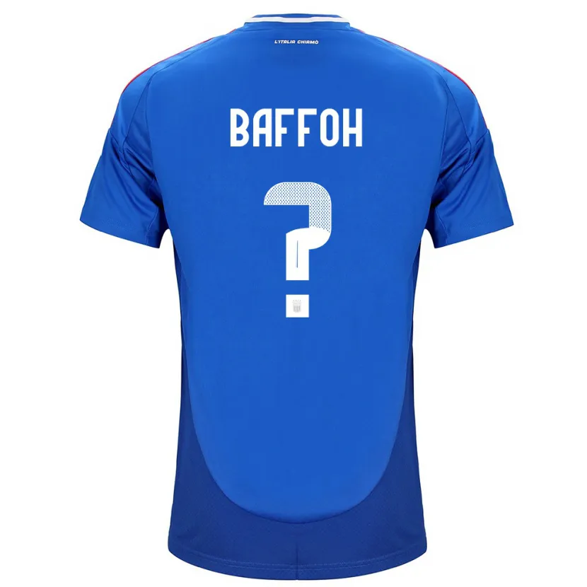 Danxen Män Italien Jeffrey Baffoh #0 Blå Hemmatröja Matchtröjor 24-26 Tröjor T-Tröja