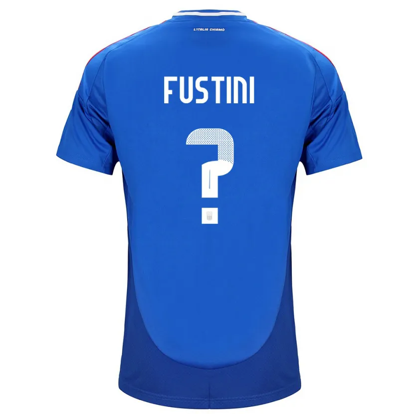 Danxen Män Italien Kevin Fustini #0 Blå Hemmatröja Matchtröjor 24-26 Tröjor T-Tröja