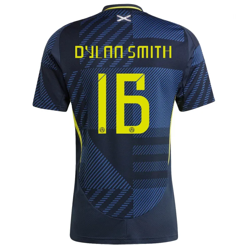 Danxen Män Skottland Dylan Smith #16 Mörkblå Hemmatröja Matchtröjor 24-26 Tröjor T-Tröja