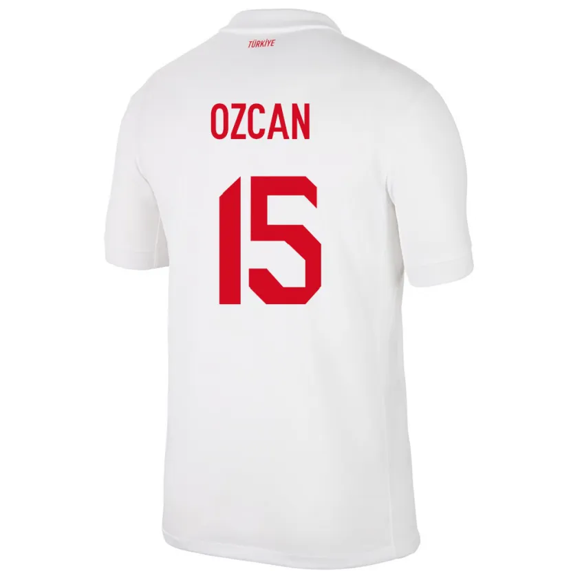 Danxen Män Kalkon Salih Özcan #15 Vit Hemmatröja Matchtröjor 24-26 Tröjor T-Tröja