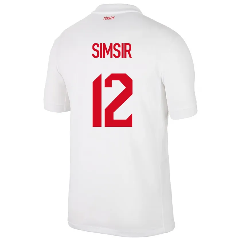 Danxen Män Kalkon Arif Şimşir #12 Vit Hemmatröja Matchtröjor 24-26 Tröjor T-Tröja