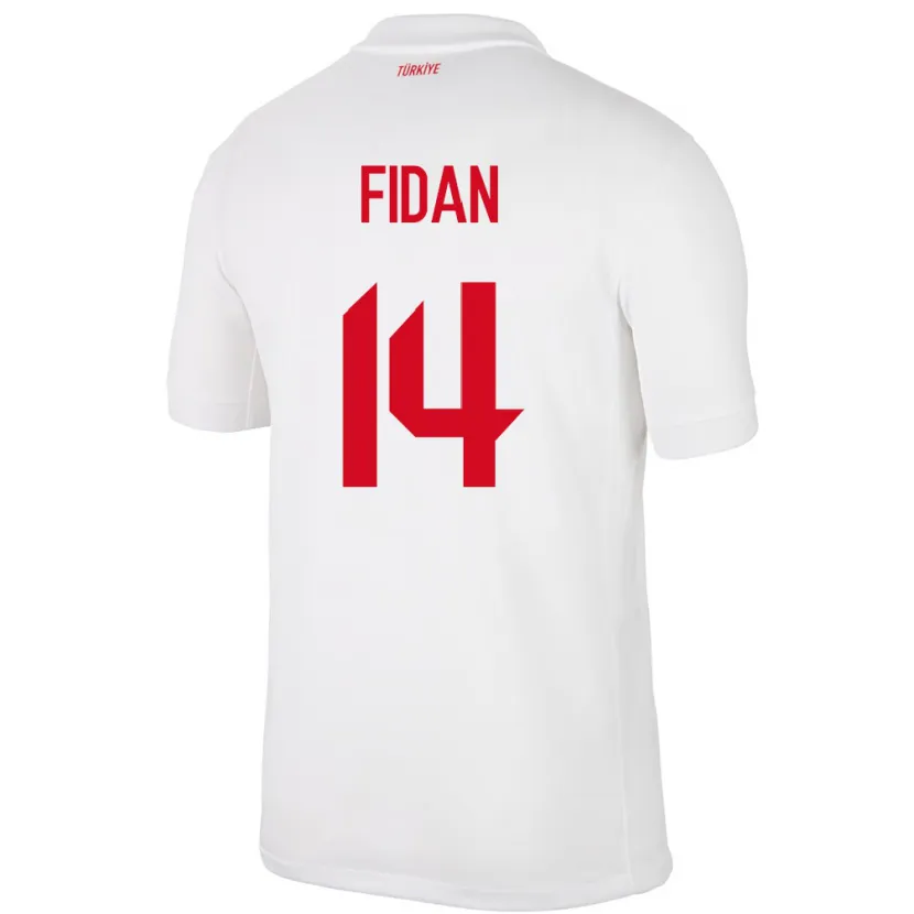 Danxen Män Kalkon Yiğit Fidan #14 Vit Hemmatröja Matchtröjor 24-26 Tröjor T-Tröja