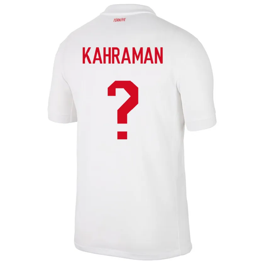 Danxen Män Kalkon Osman Kahraman #0 Vit Hemmatröja Matchtröjor 24-26 Tröjor T-Tröja