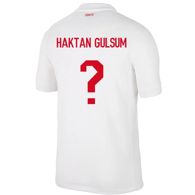 Danxen Män Kalkon Ayaz Haktan Gülsüm #0 Vit Hemmatröja Matchtröjor 24-26 Tröjor T-Tröja