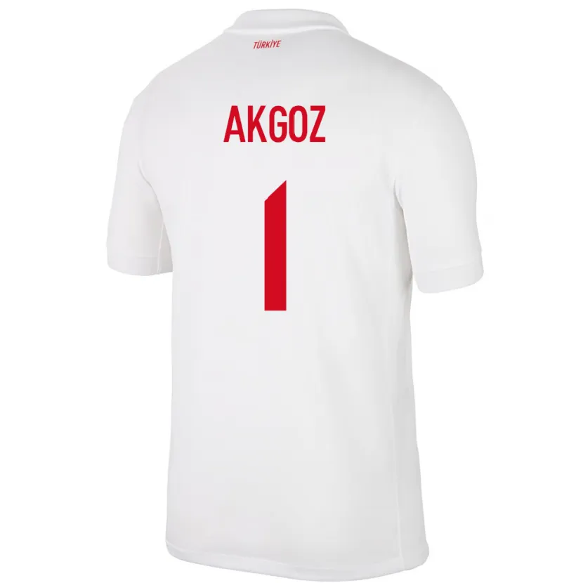 Danxen Män Kalkon Selda Akgöz #1 Vit Hemmatröja Matchtröjor 24-26 Tröjor T-Tröja