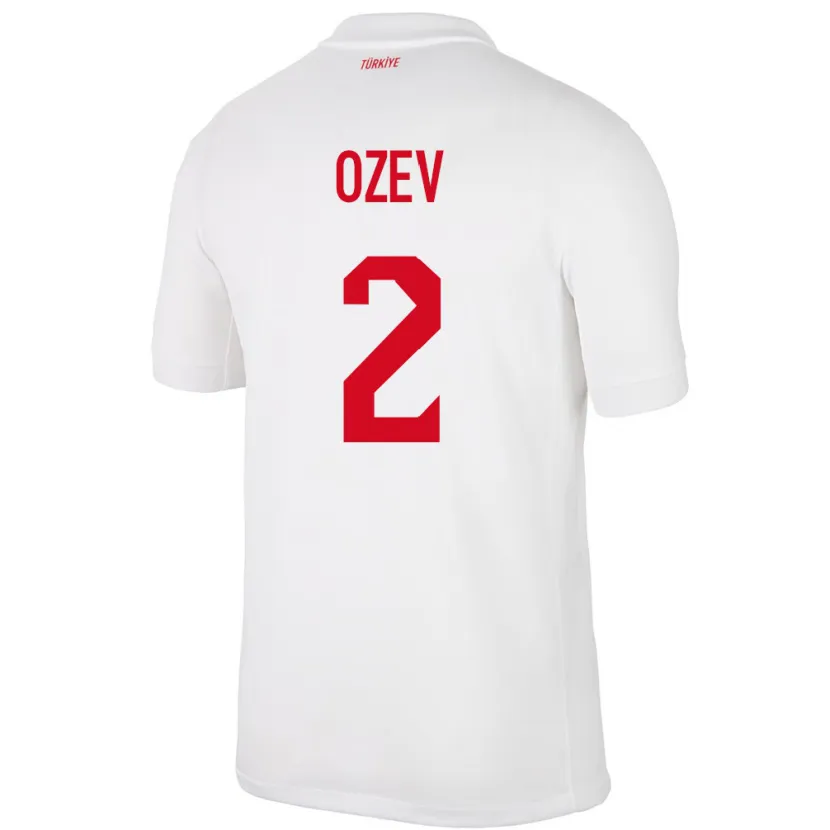 Danxen Män Kalkon Ümran Özev #2 Vit Hemmatröja Matchtröjor 24-26 Tröjor T-Tröja