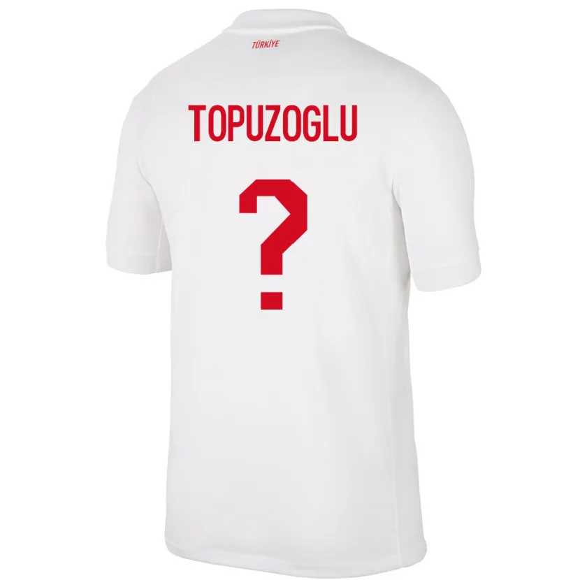 Danxen Män Kalkon Berna Topuzoğlu #0 Vit Hemmatröja Matchtröjor 24-26 Tröjor T-Tröja