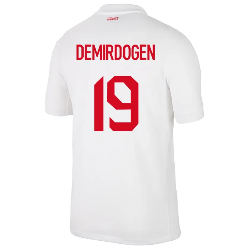 Danxen Män Kalkon Neslihan Demirdögen #19 Vit Hemmatröja Matchtröjor 24-26 Tröjor T-Tröja