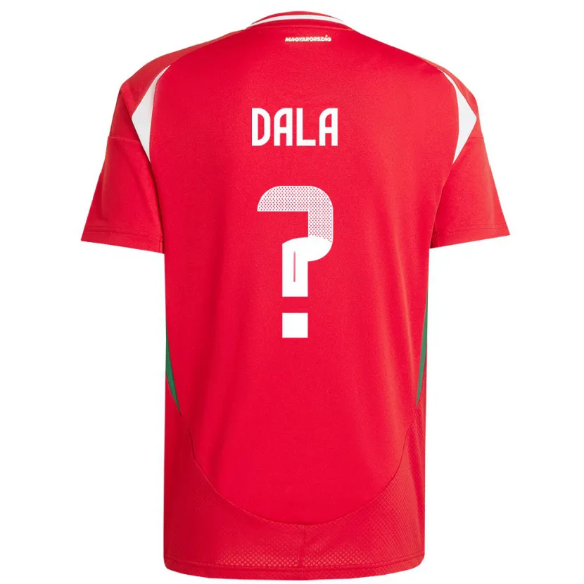 Danxen Män Ungern Martin Dala #0 Röd Hemmatröja Matchtröjor 24-26 Tröjor T-Tröja