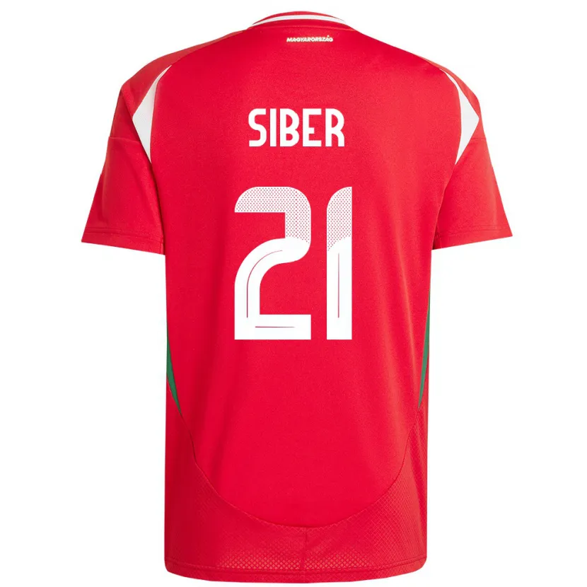Danxen Män Ungern Glória Siber #21 Röd Hemmatröja Matchtröjor 24-26 Tröjor T-Tröja