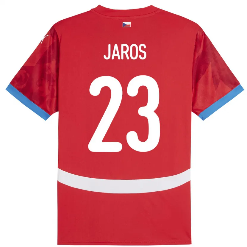 Danxen Män Tjeckien Vitezslav Jaros #23 Röd Hemmatröja Matchtröjor 24-26 Tröjor T-Tröja