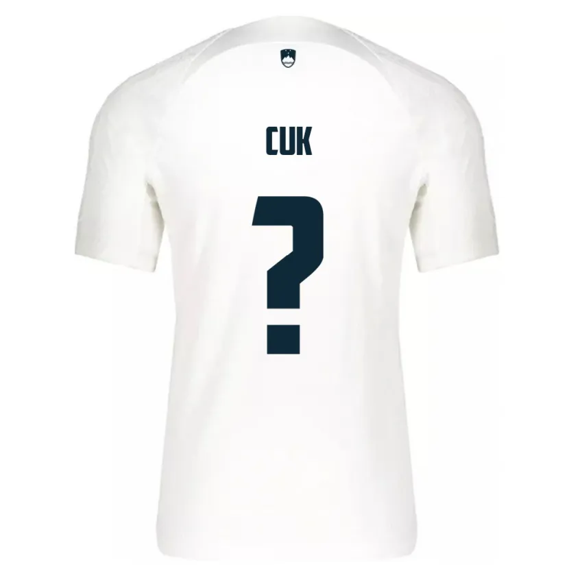 Danxen Män Slovenien Tine Cuk #0 Vit Hemmatröja Matchtröjor 24-26 Tröjor T-Tröja