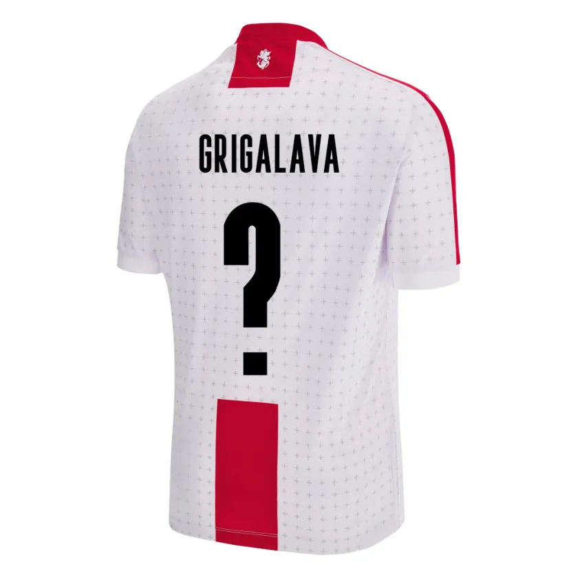 Danxen Män Georgia Rati Grigalava #0 Vit Hemmatröja Matchtröjor 24-26 Tröjor T-Tröja