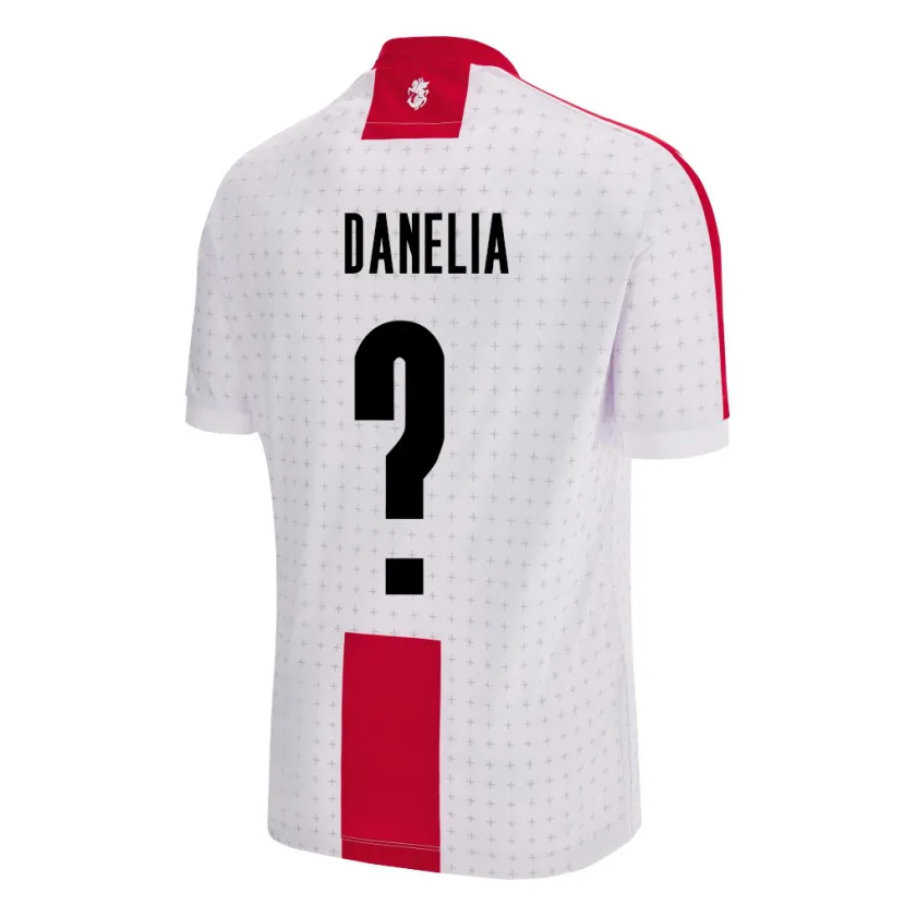 Danxen Män Georgia Reziko Danelia #0 Vit Hemmatröja Matchtröjor 24-26 Tröjor T-Tröja