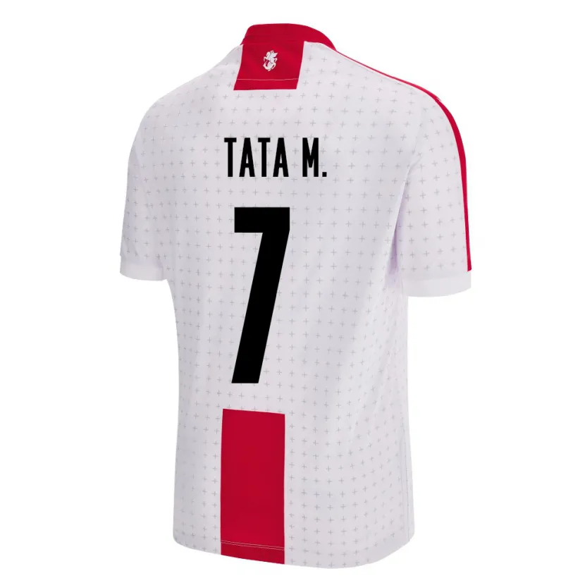Danxen Män Georgia Tata Matveeva #7 Vit Hemmatröja Matchtröjor 24-26 Tröjor T-Tröja