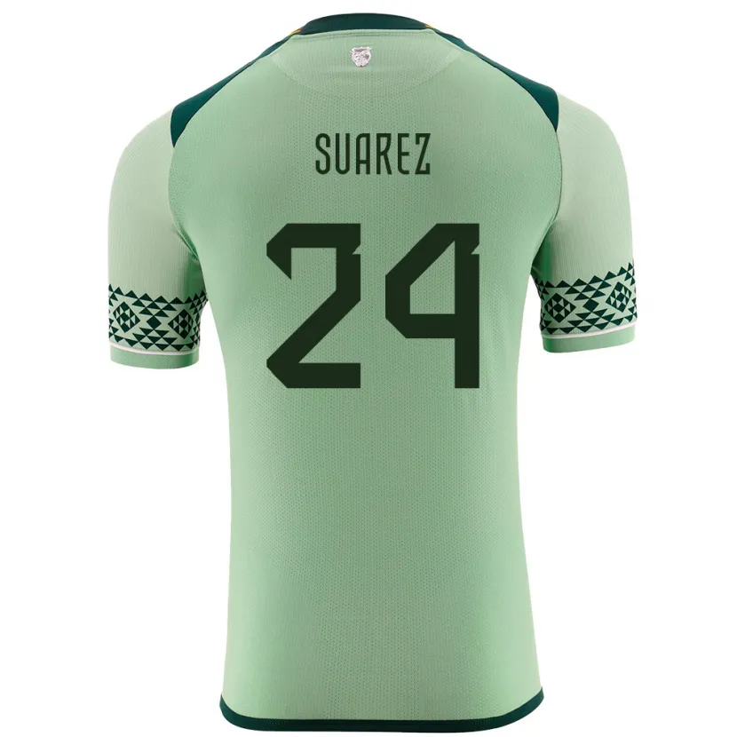 Danxen Män Bolivia Marcelo Suárez #24 Ljusgrön Hemmatröja Matchtröjor 24-26 Tröjor T-Tröja