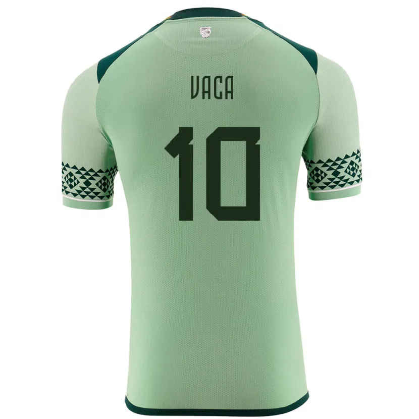 Danxen Män Bolivia Ramiro Vaca #10 Ljusgrön Hemmatröja Matchtröjor 24-26 Tröjor T-Tröja