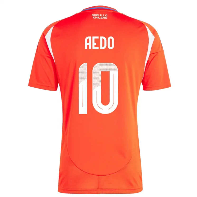 Danxen Män Chile Yanara Aedo #10 Röd Hemmatröja Matchtröjor 24-26 Tröjor T-Tröja