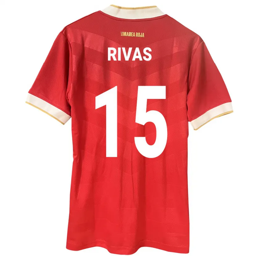 Danxen Män Panama Karla Rivas #15 Röd Hemmatröja Matchtröjor 24-26 Tröjor T-Tröja