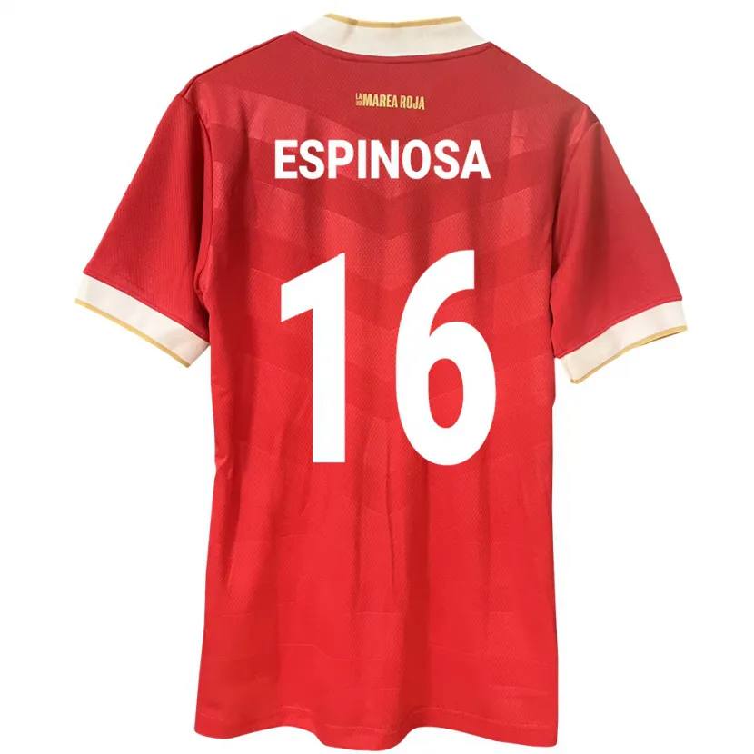 Danxen Män Panama Rebeca Espinosa #16 Röd Hemmatröja Matchtröjor 24-26 Tröjor T-Tröja