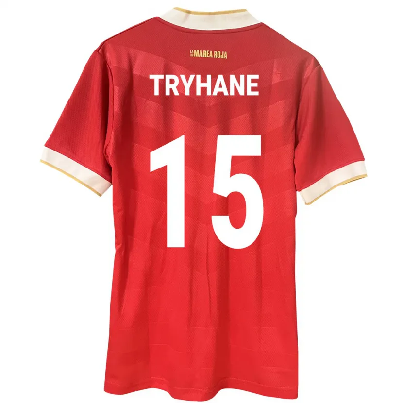Danxen Män Panama Izaura Tryhane #15 Röd Hemmatröja Matchtröjor 24-26 Tröjor T-Tröja