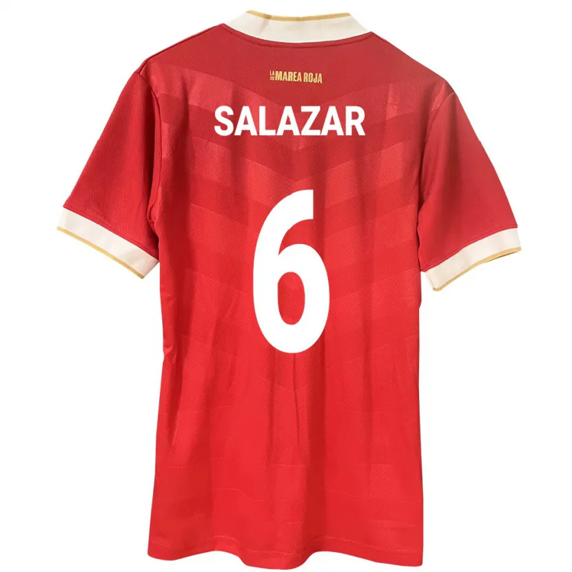 Danxen Män Panama Deysiré Salazar #6 Röd Hemmatröja Matchtröjor 24-26 Tröjor T-Tröja