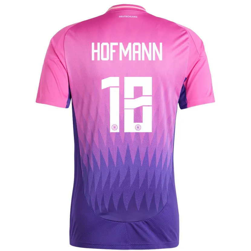 Danxen Män Tyskland Jonas Hofmann #18 Rosa Lila Bortatröja Matchtröjor 24-26 Tröjor T-Tröja