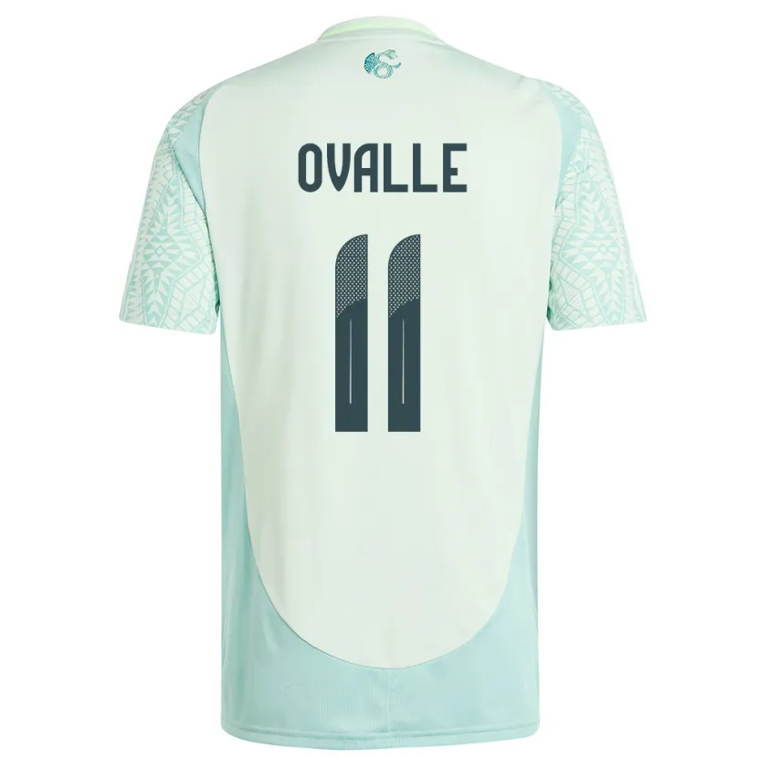 Danxen Män Mexiko Lizbeth Ovalle #11 Linne Grön Bortatröja Matchtröjor 24-26 Tröjor T-Tröja