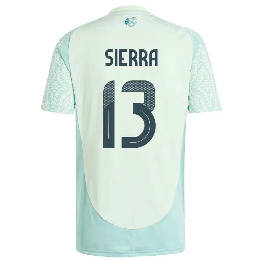 Danxen Män Mexiko Bianca Sierra #13 Linne Grön Bortatröja Matchtröjor 24-26 Tröjor T-Tröja