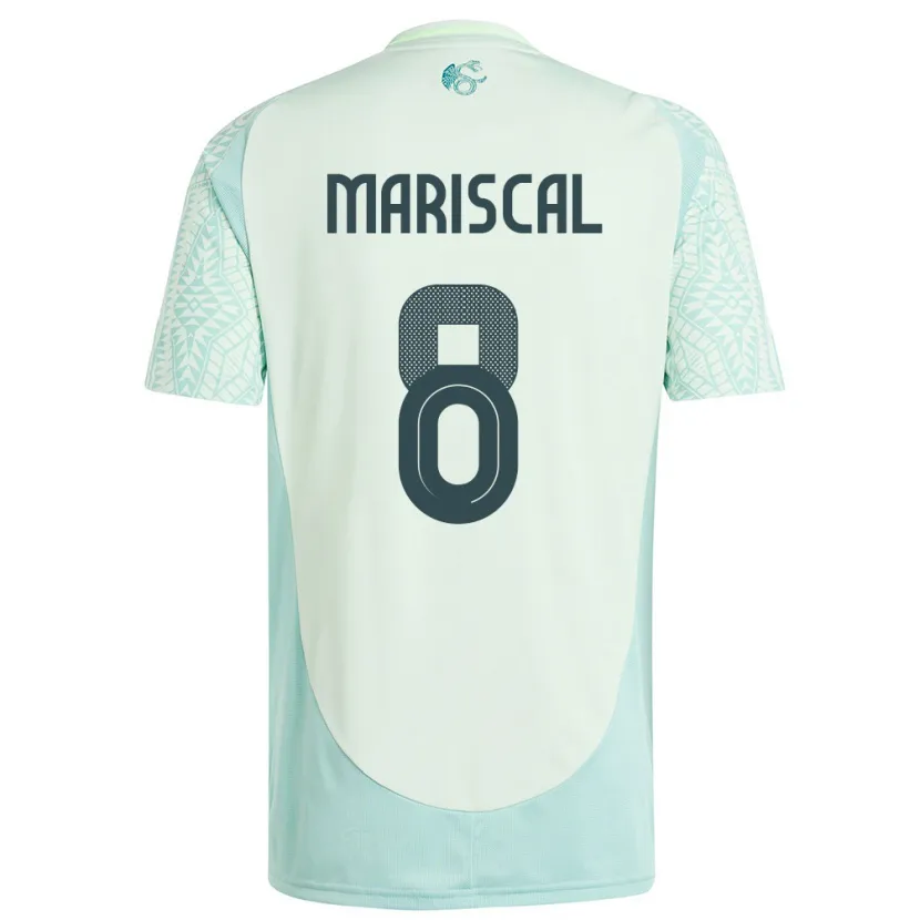Danxen Män Mexiko Salvador Mariscal #8 Linne Grön Bortatröja Matchtröjor 24-26 Tröjor T-Tröja