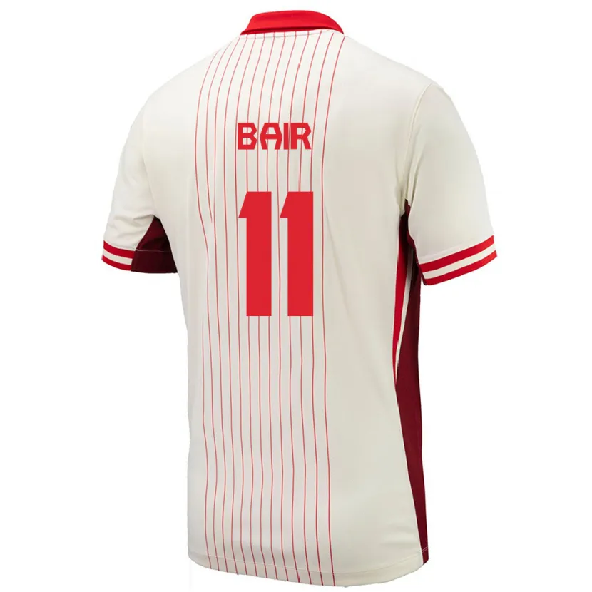 Danxen Män Kanada Theo Bair #11 Vit Bortatröja Matchtröjor 24-26 Tröjor T-Tröja