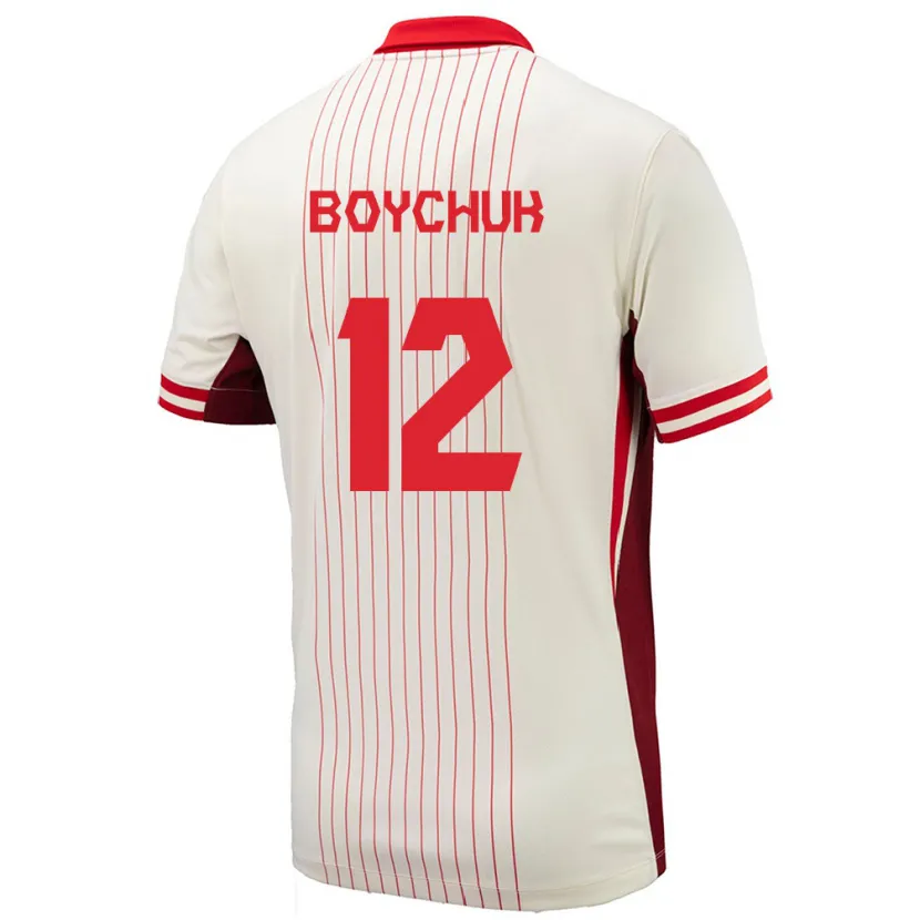 Danxen Män Kanada Tanya Boychuk #12 Vit Bortatröja Matchtröjor 24-26 Tröjor T-Tröja