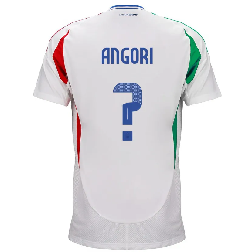 Danxen Män Italien Samuele Angori #0 Vit Bortatröja Matchtröjor 24-26 Tröjor T-Tröja